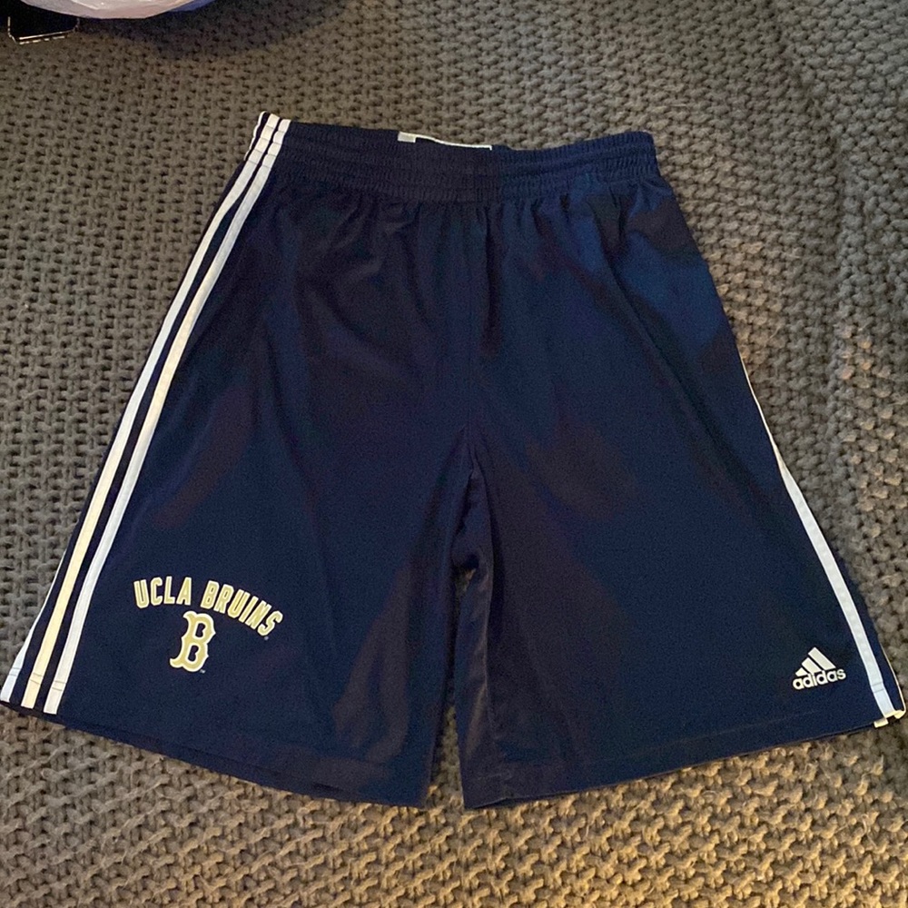 Men’s UCLA Bruins Basketball Shorts Adidas Blue Three Stripes